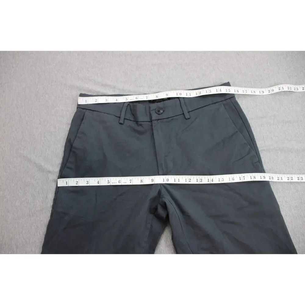 Banana Republic Pants Mens 30 X 32 Gray Chino Cotton‎ Blend Stretch Straight